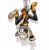 Size: 2004x2048 | Tagged: safe, artist:lemon eyebrows, tangle the lemur, lemur, female, looking at viewer, pose, simple background, smile, smiling at viewer, solo, treads, upside down, v sign, white background, wink, winking at viewer