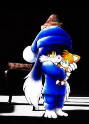 Size: 500x700 | Tagged: safe, artist:tailchana, miles "tails" prower, klonoa, plush, toy