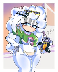 Size: 1401x1717 | Tagged: suggestive, artist:lonercroissant, lanolin the sheep