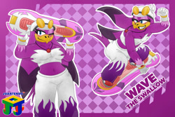 Size: 1095x730 | Tagged: safe, artist:juantendo64, wave the swallow