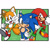 Size: 894x894 | Tagged: safe, artist:sungrangdesign, knuckles the echidna, miles "tails" prower, sonic the hedgehog, echidna, fox, hedgehog, anniversary, deviantart watermark, gloves, looking at viewer, male, obtrusive watermark, open mouth, open smile, shoes, smile, smiling at viewer, team sonic, treads, trio, watermark, wink, winking at viewer