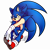 Size: 3500x3500 | Tagged: safe, artist:velvedd, sonic the hedgehog, hedgehog, looking at viewer, male, pose, simple background, solo, white background