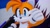 Size: 1920x1080 | Tagged: safe, artist:tailbiscuits, miles "tails" prower, 2026, 3d, clenched fist, fur markings, looking at viewer, redesign, screencap, smile, solo, sonic racing crossworlds