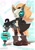 Size: 1418x2048 | Tagged: safe, artist:inkysteven, whisper the wolf, wolf, 2026, character name, english text, female, holding something, mask, mask over eyes, solo, standing, text, weapon, wispon
