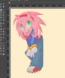 Size: 657x787 | Tagged: safe, artist:biru-devon, amy rose