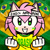 Size: 1496x1496 | Tagged: safe, artist:amydaily, amy rose, hedgehog, 2026, brazilian flag, clenched fists, clenched teeth, clothes, country flag, english text, face paint, female, flag, flat colors, football world cup, headband, looking at viewer, shirt, smile, solo, text, words on a shirt