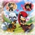 Size: 1254x1254 | Tagged: safe, artist:isaahvieiraa2010, honey the cat, mighty the armadillo, tangle the lemur, whisper the wolf, armadillo, cat, lemur, wolf, 2026, ai background, arms folded, blushing, daytime, duo, female, hand on cheek, heart, honey x mighty, lesbian, male, shipping, sitting, straight, tangle x whisper, thinking, thought bubble