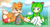 Size: 2975x1631 | Tagged: safe, artist:lilcookiebug, cosmo the seedrian, miles "tails" prower, fox, seedrian, 2023, blushing, daytime, duo, female, flower, hands together, hill, looking at each other, male, shipping, sitting, smile, smiling at each other, straight, tailsmo