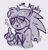 Size: 570x599 | Tagged: safe, artist:l4zy_4le, nicky, hedgehog, 2025, blushing, blushing ears, claws, clothes, dialogue, english text, erm actually, eyes closed, glasses, grey background, male, meme, monochrome, mouth open, open smile, pointing, simple background, smile, solo, sweatdrop, sweater, talking, text