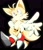 Size: 1777x2048 | Tagged: safe, artist:jam06art, miles "tails" prower, super tails, fox, 2026, alternate super form, black background, clenched fist, clenched teeth, flying, grin, kitsune, looking offscreen, male, mid-air, reaching towards the viewer, simple background, smile, solo, super form, treads
