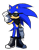 Size: 1024x1302 | Tagged: safe, artist:proboom, sonic the hedgehog, hedgehog, 2015, alternate outfit, bandana, boots, clothes, glasses, looking offscreen, male, pose, scarf, signature, simple background, sketch, smile, standing, sunglasses, swag, transparent background