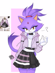 Size: 3000x4000 | Tagged: safe, artist:skyversa, blaze the cat