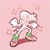 Size: 1303x1313 | Tagged: safe, artist:thatrabbitfella, knuckles the echidna, super knuckles, echidna, 2026, clenched fists, clenched teeth, fighting pose, frown, glowing, looking offscreen, male, outline, pink background, posing, simple background, solo, sparkles, standing, super form