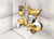 Size: 830x592 | Tagged: safe, artist:vagabondwolves, miles "tails" prower, fox, 2020, barefoot, bondage, claws, gagged, lidded eyes, looking at viewer, male, messy fur, padded cell, pawpads, paws, shackles, solo, straight jacket, sweatdrop, tied up