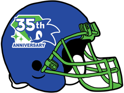 Size: 2160x1620 | Tagged: safe, artist:tjf, sonic the hedgehog, anniversary, chaos emerald, helmet, master emerald