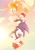 Size: 1450x2048 | Tagged: safe, artist:ra_ra_111, miles "tails" prower, sonic the hedgehog, fox, hedgehog, 2018, carrying them, clenched teeth, clouds, daytime, duo, flying, holding each other, holding hands, looking at each other, male, mid-air, mouth open, open smile, outdoors, smile, smiling at each other, spinning tails