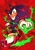 Size: 1000x1440 | Tagged: safe, artist:nieniekoto, shadow the hedgehog, hedgehog, 2026, chaos emerald, chest fluff, clenched teeth, echo background, frown, holding something, looking at viewer, male, signature, solo, watermark