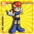 Size: 900x900 | Tagged: safe, artist:almirantebodoke, sally acorn, chipmunk, 2026, clothes, english text, female, hand behind head, lidded eyes, looking offscreen, midriff, mouth open, open smile, pointing, pose, sally's ringblader outfit, smile, solo, standing
