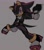 Size: 1789x2048 | Tagged: safe, artist:luffydguzzler, shadow the hedgehog, hedgehog, 2024, belt, bra, crossdressing, femboy, grey background, gun, holding something, looking at viewer, male, simple background, sketch, skirt, solo, spread legs, weapon