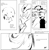 Size: 2665x2699 | Tagged: safe, artist:panhaley54803, robotnik, sage, human, comic:sage comic (panhaley54803), sonic frontiers, comic, duo, greyscale, korean text, monochrome, simple background, speech bubble, white background