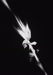 Size: 1431x2048 | Tagged: safe, artist:panhaley54803, sonic the hedgehog, black background, greyscale, monochrome, simple background, solo