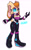Size: 1528x2464 | Tagged: safe, artist:jamoart, vanilla the rabbit, scouter, secret agent