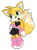 Size: 827x1104 | Tagged: safe, artist:ewbike, miles "tails" prower, fox, 2026, femboy, male, simple background, solo, transparent background