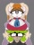 Size: 736x981 | Tagged: suggestive, artist:shadowcrimsons, surge the tenrec, vanilla the rabbit, rabbit, tenrec, clenched teeth, duo, duo female, eye clipping through hair, female, grey background, outline, shrunken pupils, simple background, white outline