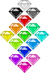 Size: 456x680 | Tagged: safe, artist:mikajo2006, 2024, animated, chaos emerald, gif, infinite loop, no characters, pixel art, shine, simple background, transparent background