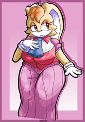 Size: 2867x4096 | Tagged: safe, artist:anoerstheawe, vanilla the rabbit
