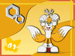 Size: 1024x768 | Tagged: safe, artist:metal-cosxart, miles "tails" prower, wrench
