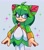 Size: 1806x2048 | Tagged: safe, artist:artangelo381341, cosmo the seedrian, seedrian, 2026, :3, blushing, cosmobetes, cute, eyebrow clipping through hair, eyelashes, female, grey background, simple background, smile, solo, sparkles