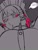 Size: 1536x2048 | Tagged: safe, artist:superguy551, human, 2025, comic, crossover, ellen joe, english text, female, greyscale, monochrome, mouth open, solo, speech bubble, spot color, zenless zone zero