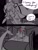 Size: 1536x2048 | Tagged: suggestive, artist:soop215, artist:superguy551, sonic the hedgehog, human, 2025, bed, blushing, character request, comic, crossover, crossover shipping, ellen joe, english text, female, hands on own face, humanoid, indoors, lidded eyes, looking at them, male, mouth open, shipping, speech bubble, straight, trio, zenless zone zero