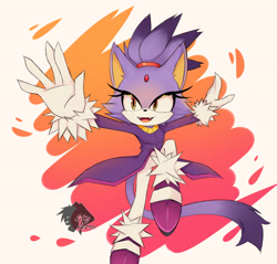 Size: 4000x3830 | Tagged: safe, artist:skyversa, blaze the cat, cat, blaze's tailcoat, clothes, dress, female