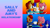 Size: 3840x2160 | Tagged: safe, artist:howteyoarts, artist:jackyd, amy rose, sally acorn, sonic the hedgehog, chipmunk, hedgehog, 2022, 3d, artist name, blender (medium), duo focus, english text, female, friendship, holding something, male, meme, piko piko hammer, pointing, sally's ringblader outfit, standing, trio, weapon
