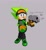 Size: 1894x2048 | Tagged: safe, artist:superguy551, oc, oc:passion the tenrec, tenrec, 2023, female, goggles, goggles on head, grey background, grin, gun, holding something, oc only, sharp teeth, simple background, smile, solo, standing, weapon