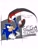 Size: 1536x2048 | Tagged: safe, artist:superguy551, sonic the hedgehog, 2021, character name, clenched fists, grin, kicking, male, simple background, smile, solo, treads, white background