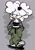 Size: 1104x1600 | Tagged: safe, artist:john g arts, lanolin the sheep, sheep, alternate outfit, belt, cargo pants, converse, crop top, female, flannel shirt, grey background, hands in pocket, lidded eyes, looking offscreen, mouth open, sneakers, solo, walking