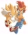 Size: 1536x1880 | Tagged: safe, artist:jadepesky, sally acorn, sonic the hedgehog, super sonic, chipmunk, hedgehog, 2026, duo, female, floating, frown, holding hands, looking at viewer, male, reaching towards the viewer, sally x sonic, sally's vest and boots, shipping, simple background, straight, super form, super sally, white background