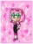 Size: 500x650 | Tagged: safe, artist:goddessprincesslulu, amy rose, hedgehog, blushing, clothes, female, outfit swap, rouge's heart top