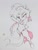 Size: 3024x4032 | Tagged: safe, artist:adam bryce thomas, sally acorn, chipmunk, cosplay, female, mobian, sketch, solo, star wars, watermark, white background