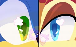 Size: 2867x1792 | Tagged: safe, artist:cerberustheterrible, sally acorn, sonic the hedgehog, chipmunk, hedgehog, 2026, artist name, duo, female, heart, looking at each other, male, sally x sonic, shipping, star (symbol), straight, watermark