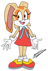 Size: 1744x2562 | Tagged: safe, artist:aso-designer, cream the rabbit