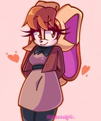 Size: 1288x1547 | Tagged: safe, artist:artangelo381341, vanilla the rabbit